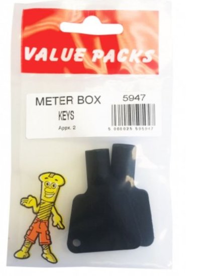 (image for) F/PAK METER BOX KEYS BLACK - 2S