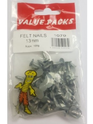 (image for) F/PAK FELT NAILS 13MM
