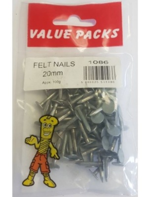 (image for) F/PAK FELT NAILS 20MM