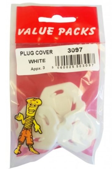 (image for) F/PAK PLUG COVER WHITE - 3S