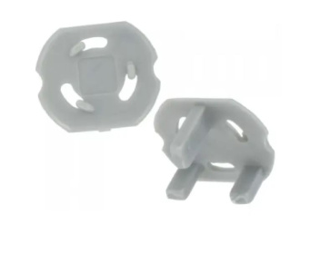 (image for) FAST PAK GREY WALL SOCKET SAFETY BLANKING PLUG COVERS - 2S