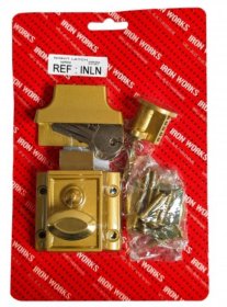 (image for) F/PAK NIGHTLATCH BRASS CYLINDE - INLN