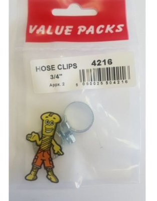(image for) F/PAK HOSE CLIPS 3/4\"