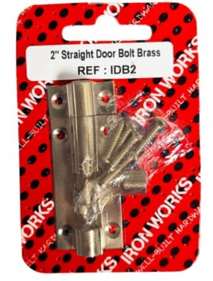 (image for) F/PAK STRAIGHT DOOR BOLT 2\"