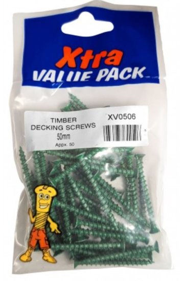 (image for) X/VALUE TIMBER DECKING SCREWS - 50S