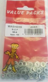 (image for) F/PAK WASHERS B.Z.P M4 - 100S