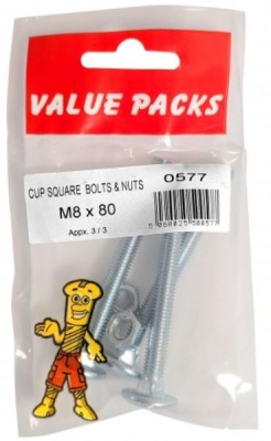 (image for) F/PAK CUP SQUARE BOLT&NUT 3S