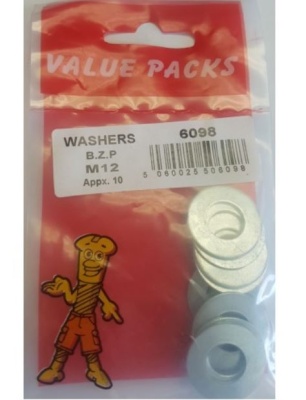 (image for) F/PAK WASHERS B.Z.P M12