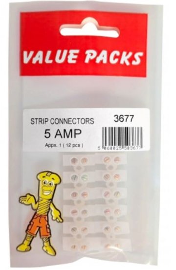 (image for) F/PAK STRIP CONNECTORS 1S - 5AMP