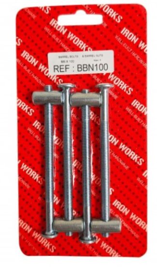 (image for) FAST PAK BARELL BOLTS & NUTS - M6X100 - 4S