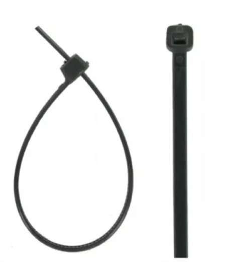 (image for) F/PAK CABLE TIES BLACK 70S - 4\"