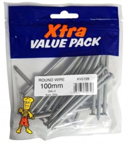 (image for) X/VALUE GALV ROUND WIRE NAILS - 250G