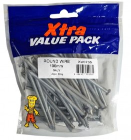 (image for) X/VALUE GALV ROUND WIRE NAILS - 500G