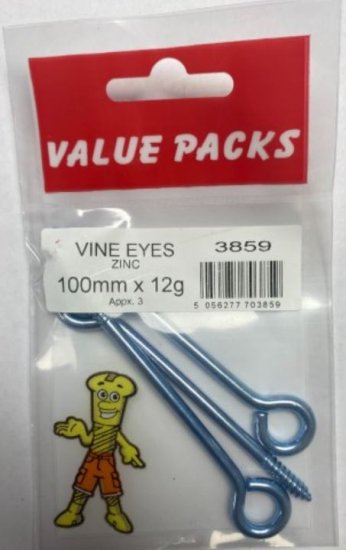 (image for) F/PAK VINE EYES 100MMX12G - 3S