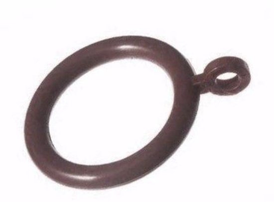 (image for) CURTAIN POLE RINGS 56MM DARKWD - 6S