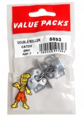 (image for) F/PAK DOUBLE ROLLER CATCH ZINC