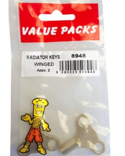 (image for) F/PAK RADIATOR KEYS WINGED - 2S