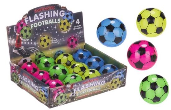 WL FOOTBALL FLASHING BALL MINI - 5.5CM (image for) WL FOOTBALL FLASHING BALL MINI - 5.5CM
