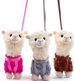 (image for) PAWS LLAMA ON LEADS ASST 9"23 - 49029