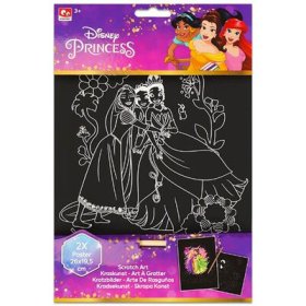 (image for) WL PRINCESS SCRATCH ART POSTER - 2S
