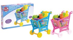 (image for) WL SHOPPING TROLLEY & GROCERY - 12PCS