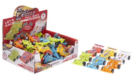 (image for) WL PULL BACK RACING CAR ASST