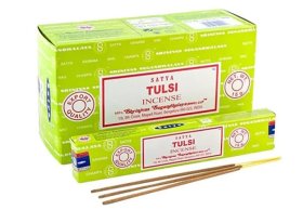 (image for) SATYA INCENSE STICK TULSI - 15G 