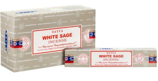 (image for) SATYA INCENSE STICK WHITESAGE - 15G