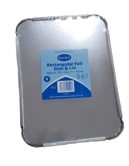 (image for) ESS FOIL CONTAINER 5S - 26X19CM 