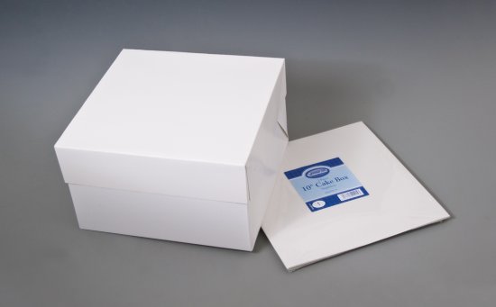 (image for) ESS CAKE BOX STAPLELESS 2S - 10\"X2