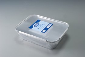 (image for) ESS FOIL TRAY+LID RECT 4S - 2000CC
