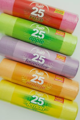(image for) TUFFY SWING BIN LINERS ASSORTED 25S - 50L