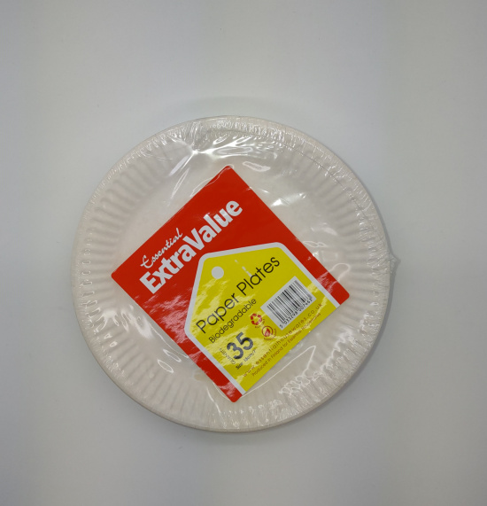 (image for) EXTRA VALUE PAPER PLATE 35S - 7""
