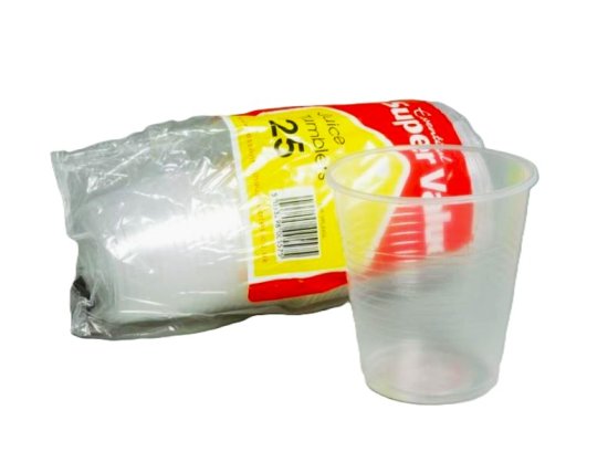 (image for) E/V JUICE PLASTIC TUMBLERS 25S - 250ML