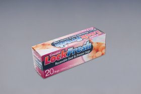 (image for) LOCKFRESH FOOD FREEZER BAG 20S - 18X20C