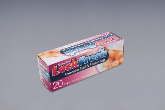 (image for) LOCK FRESH FREEZER BAG 203x178 - 20S