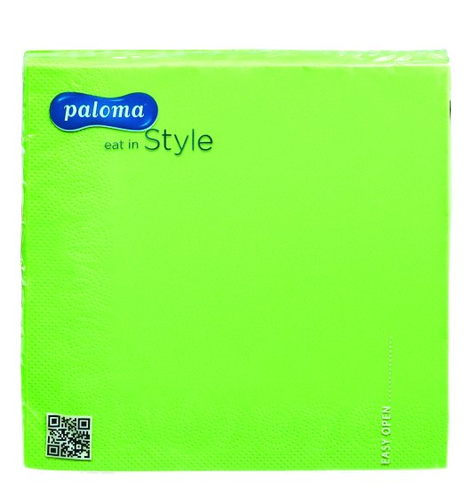 (image for) PALOMA NAPKIN APPLE GREEN 3PLY - 20S