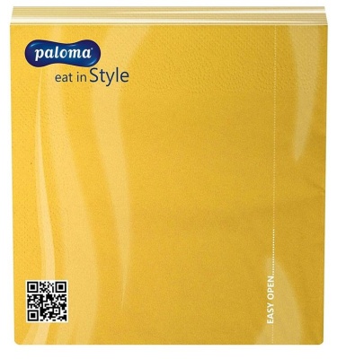 (image for) PALOMA NAPKIN YELLOW 1PLY