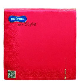 (image for) PALOMA NAPKIN RED 2PLY - 50S