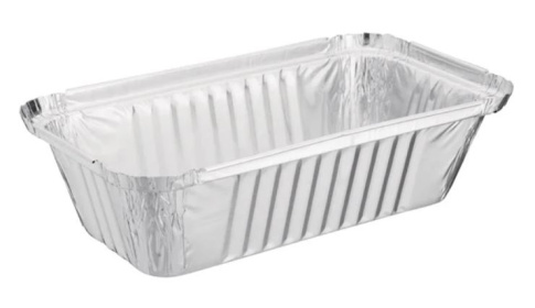 (image for) ESSENTIAL FOIL DISH CONTAINER+LID 5S - 25X12X6.5CM