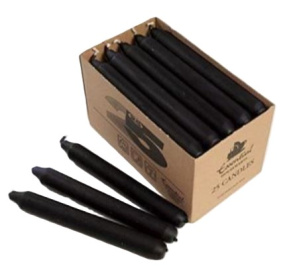 (image for) ESSENTIAL HOUSEHOLD CANDLE BLACK - 25S