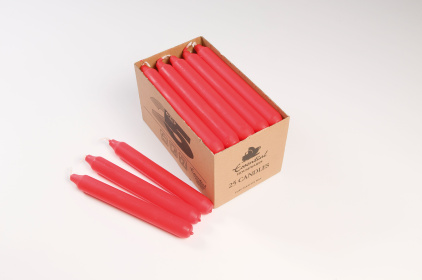 (image for) ESSENTIAL HOUSEHOLD CANDLE RED - 25S
