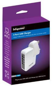 (image for) I/POWER 4 WAY USB CHARGER - STD