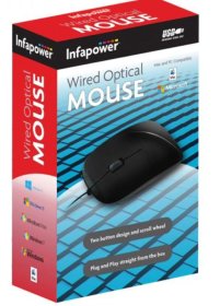 (image for) I/POWER OPTICAL MOUSE WIRED - STD