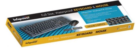 (image for) I/POWER KEYBOARD&MOUSE WIRED - STD