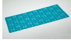 (image for) HEXY BATH MAT BLUE - 36X71