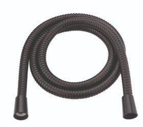 (image for) SHOWER HOSE S/STEEL BLACK HUGO - 1.5M