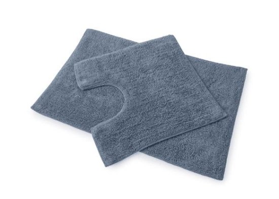 (image for) PREMIER BATH MAT S/BLUE 2PIECE - 50X80