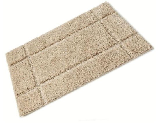 (image for) MICROFIBRE BATH MAT LATTE - 50X80