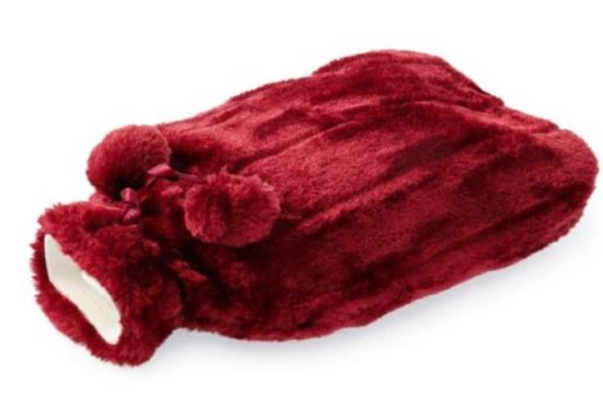 (image for) HOT WATER BOTTLE+COVER FUR BUR - 2LT